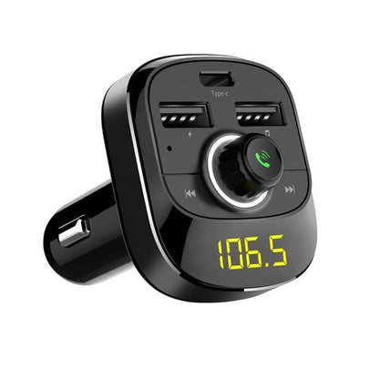 Car USB & Type-C Charger with FM Transmitter by HitMyNeed
