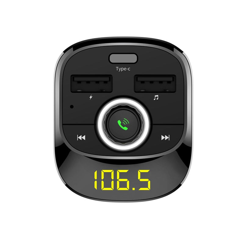 Car USB & Type-C Charger with FM Transmitter by HitMyNeed