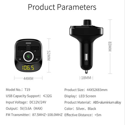 Car USB & Type-C Charger with FM Transmitter by HitMyNeed