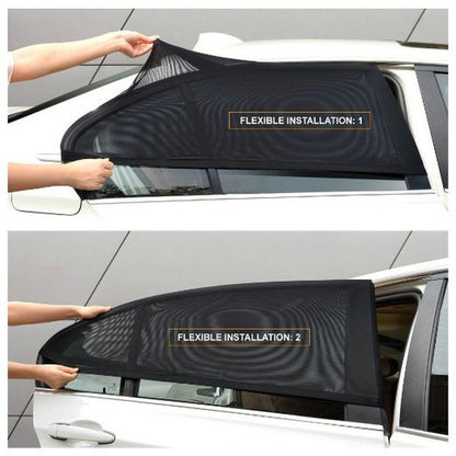 Car UV Mesh Window Covers (Set of 2) by HitMyNeed