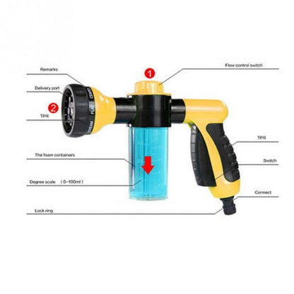 Car Wash Foam Gun Pressure Spray Nozzle by HitMyNeed