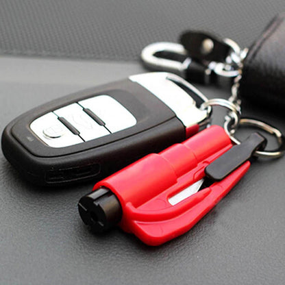 Car Window Breaker and Seat Belt Cutter Keychain by HitMyNeed