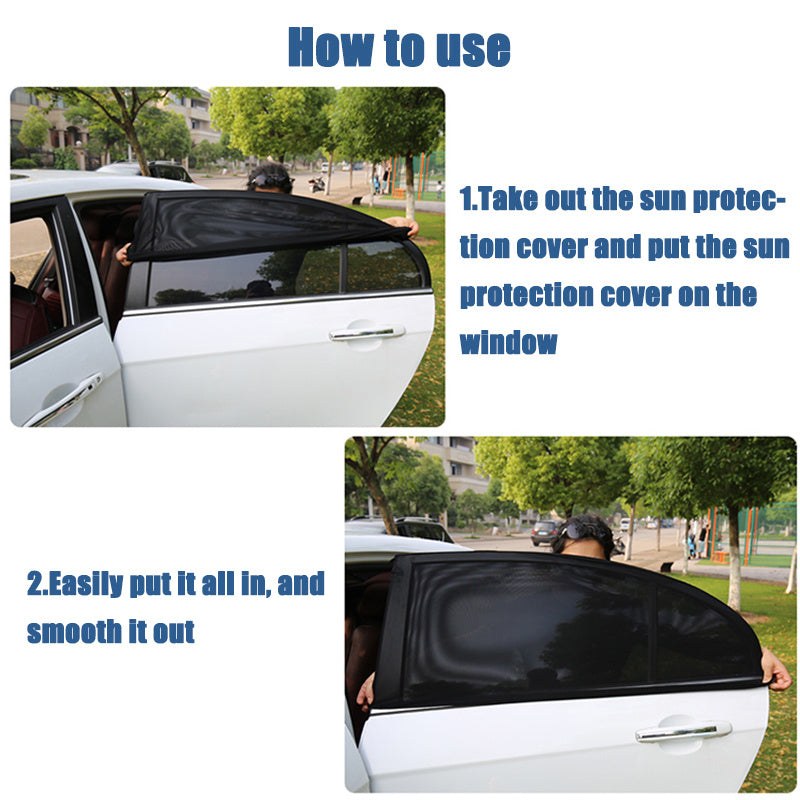 Car Window Mesh Sun Shade & Mosquito Net Set by HitMyNeed