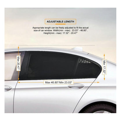 Car Window Mesh Sunshade Visors (Set of 2) by HitMyNeed