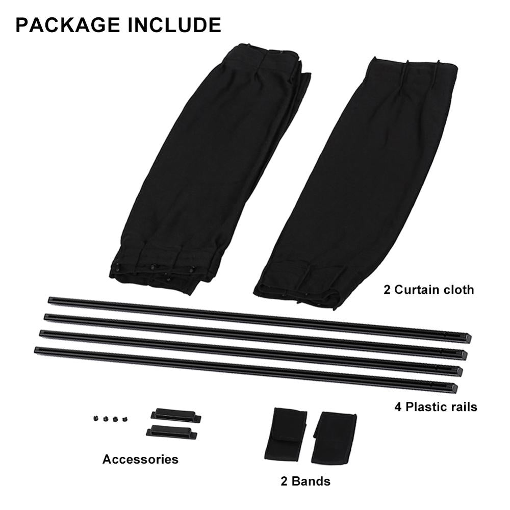Car Window Privacy Shade Curtains (Set of 2) by HitMyNeed