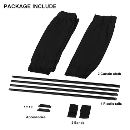 Car Window Privacy Shade Curtains (Set of 2) by HitMyNeed