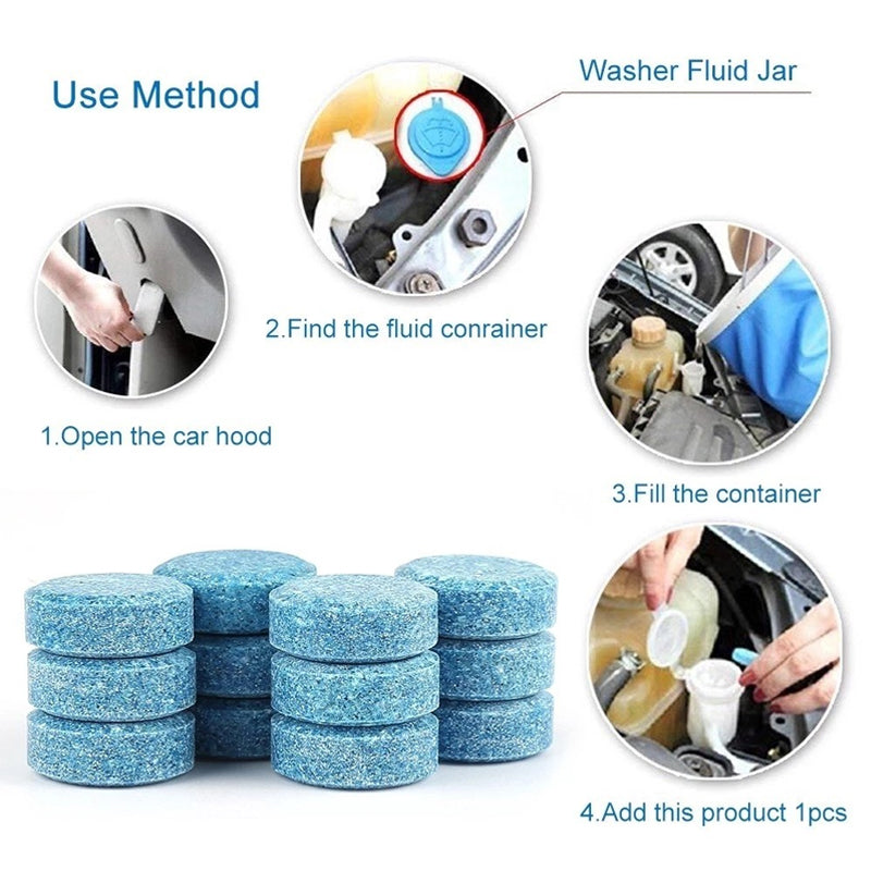 Car Windscreen Cleaning Effervescent Tablets by HitMyNeed