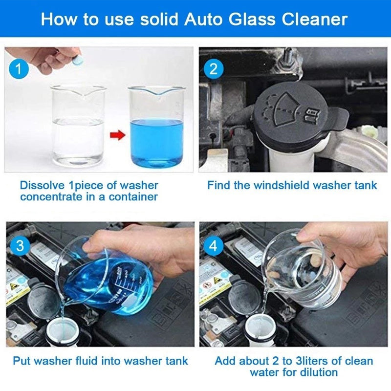 Car Windscreen Cleaning Effervescent Tablets by HitMyNeed