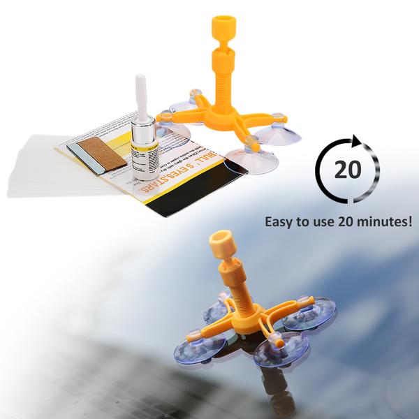 Car Windscreen Repair Kit for Chips and Cracks by HitMyNeed