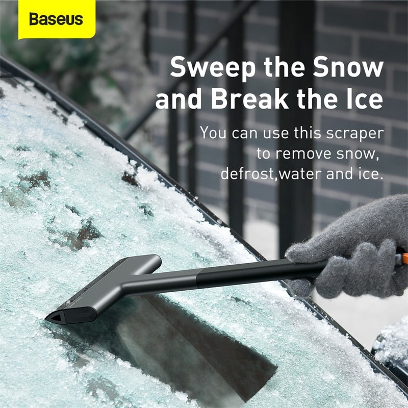Car Windshield Ice Scraper with Double-Sided Head by HitMyNeed