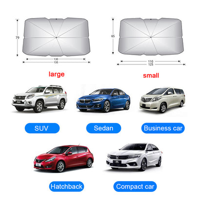 Car Windshield Sunshade Umbrella Foldable UV Protector by HitMyNeed