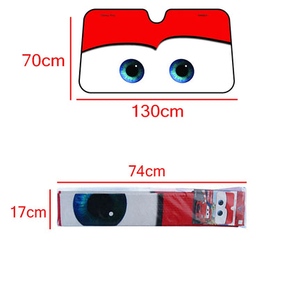 Car Windshield Sunshade with Eyes Design, 5 Colors by HitMyNeed