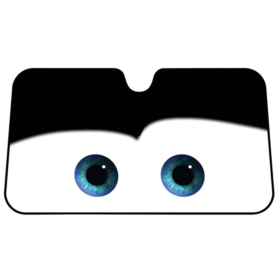 Car Windshield Sunshade with Eyes Design, 5 Colors black by HitMyNeed