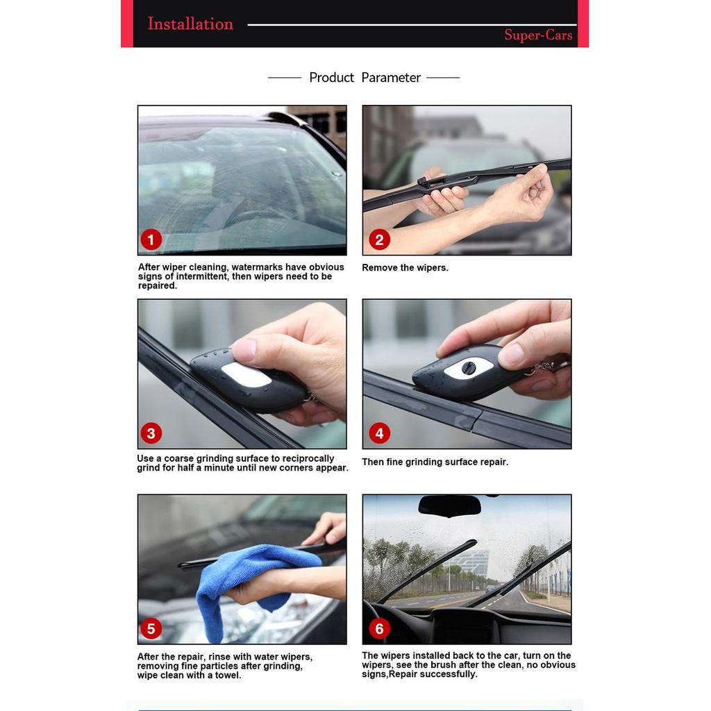 Car Windshield Wiper Blade Restorer Tool by HitMyNeed