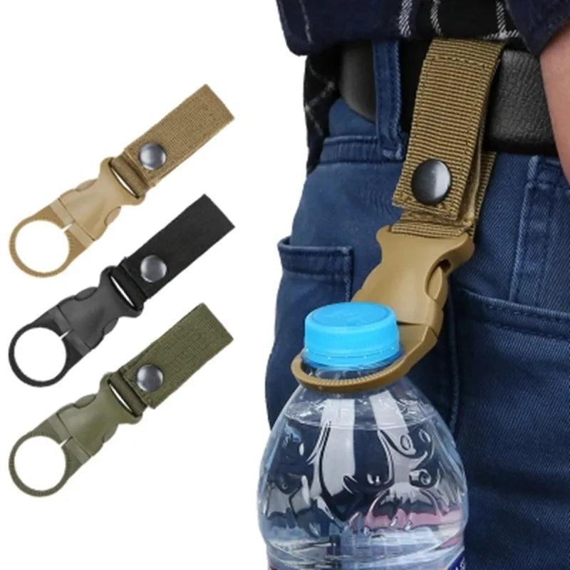 Carabiner Water Bottle Holder for Hiking & Camping by HitMyNeed