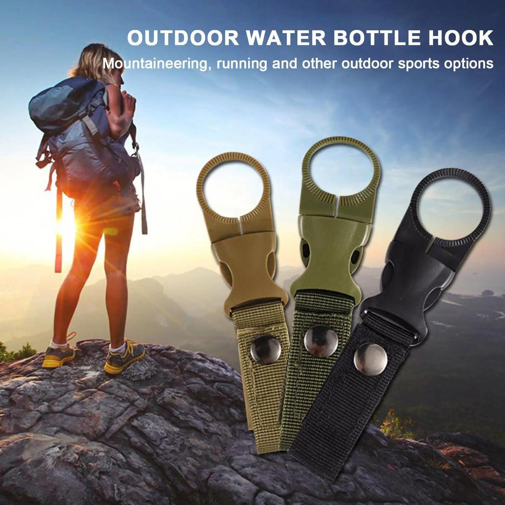Carabiner Water Bottle Holder for Hiking & Camping by HitMyNeed