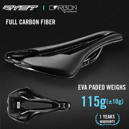Carbon 3D Printed Ultralight Bike Saddle 115g by HitMyNeed