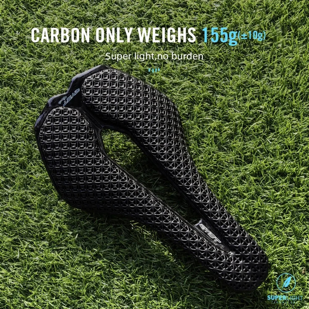 Carbon 3D Printed Ultralight Bike Saddle 115g by HitMyNeed
