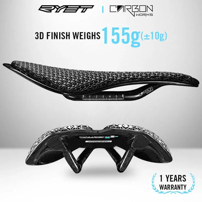 Carbon 3D Printed Ultralight Bike Saddle 115g by HitMyNeed