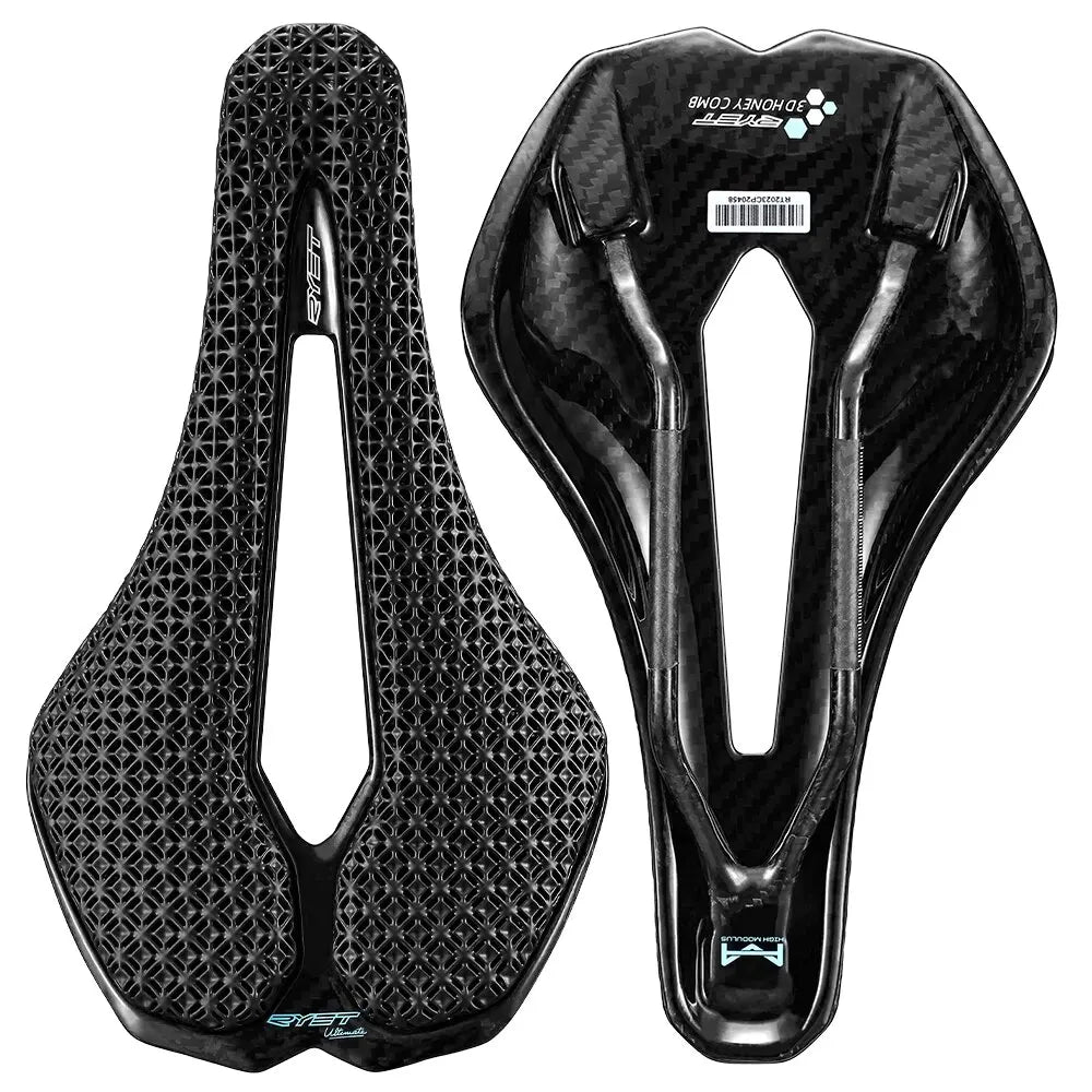 Carbon 3D Printed Ultralight Bike Saddle 115g x16-3d-saddle by HitMyNeed