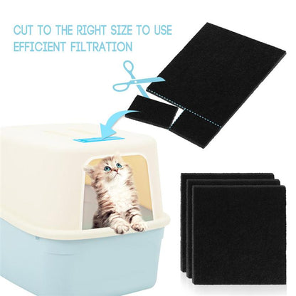 Carbon Cat Litter Filter Sheets, 8-Pack by HitMyNeed