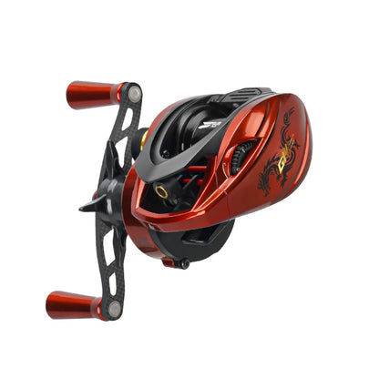 Carbon Fiber 4kg Drag Baitcasting Reel 5+1BB 8.1:1 giu-dragon by HitMyNeed