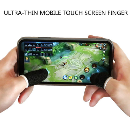 Carbon Fiber Mobile Gaming Thumb Sleeves (6 Pcs) by HitMyNeed