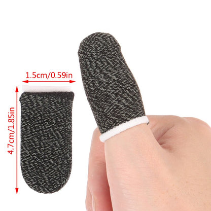 Carbon Fiber Mobile Gaming Thumb Sleeves (6 Pcs) by HitMyNeed