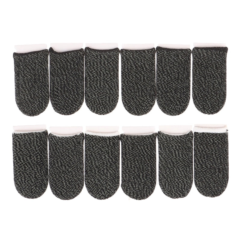 Carbon Fiber Mobile Gaming Thumb Sleeves (6 Pcs) by HitMyNeed