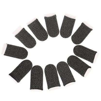 Carbon Fiber Mobile Gaming Thumb Sleeves (6 Pcs) by HitMyNeed