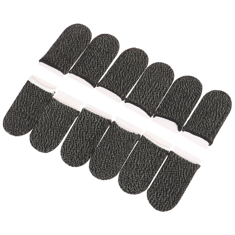 Carbon Fiber Mobile Gaming Thumb Sleeves (6 Pcs) by HitMyNeed