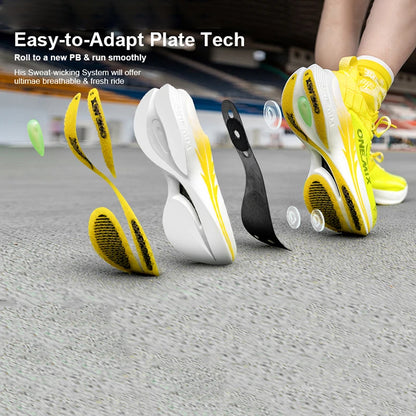 Carbon Fiber Plate Marathon Running Shoes by HitMyNeed