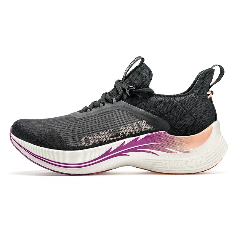Carbon Fiber Plate Marathon Running Shoes black-pink 2025-05-06 00:00:00 -0400 by HitMyNeed