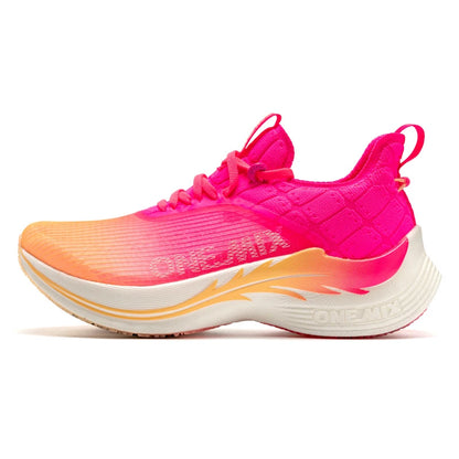 Carbon Fiber Plate Marathon Running Shoes pink-red 4.0 by HitMyNeed