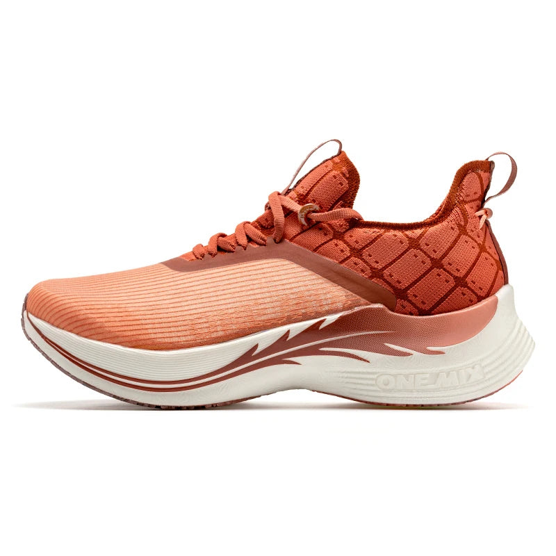 Carbon Fiber Plate Marathon Running Shoes pottery-red 10.0 by HitMyNeed