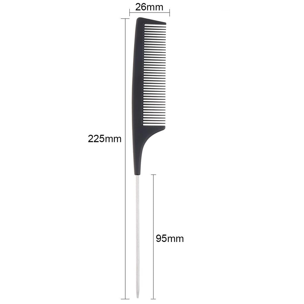 Carbon Fiber Rat Tail Comb Hair Styling Tool by HitMyNeed