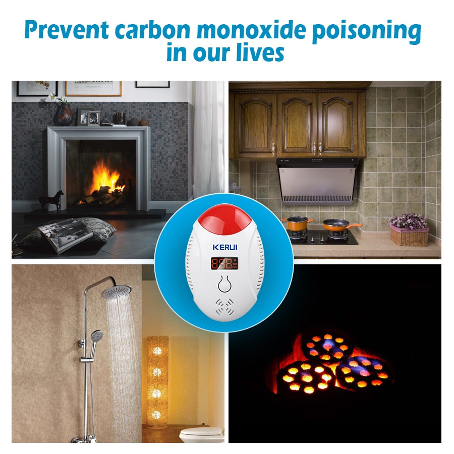 Carbon Monoxide Detector Alarm with LCD Display by HitMyNeed