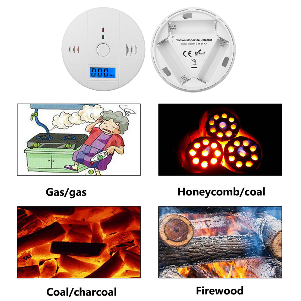 Carbon Monoxide Gas Detector with LCD and Alarm by HitMyNeed