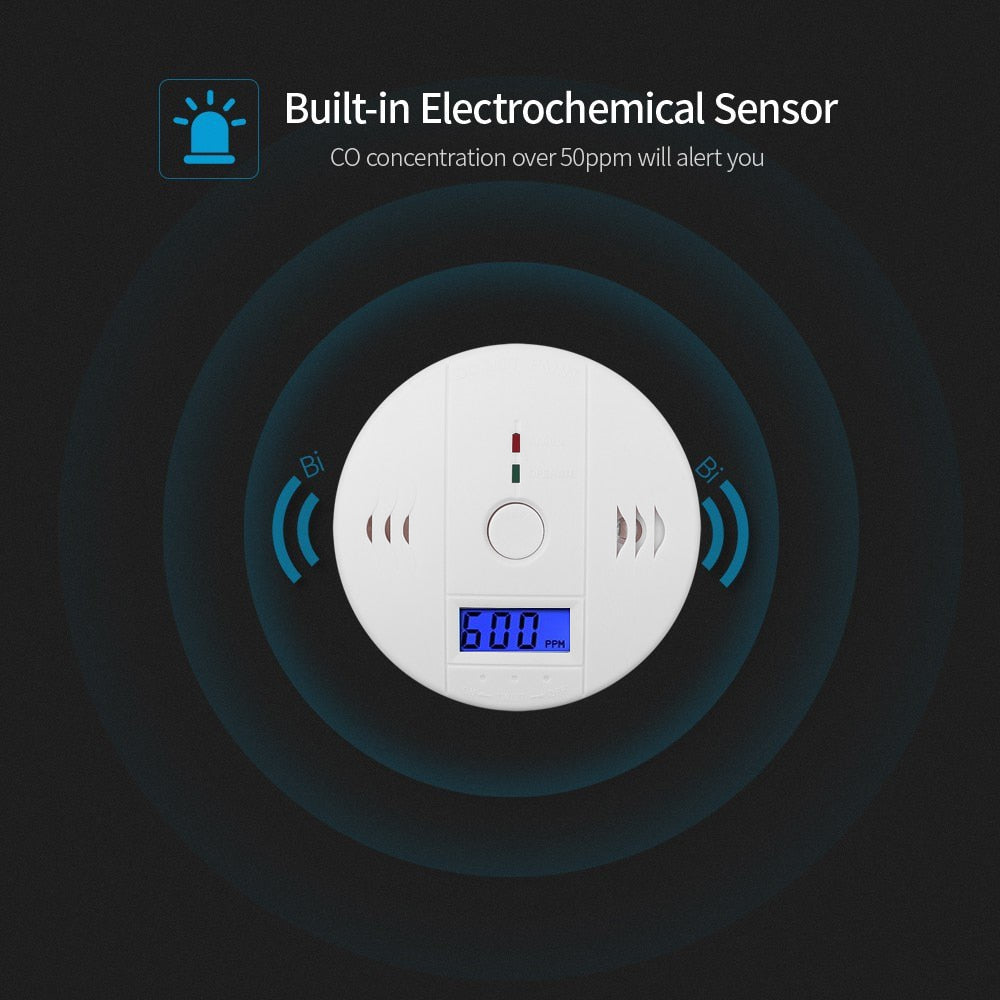 Carbon Monoxide Gas Detector with LCD and Alarm by HitMyNeed