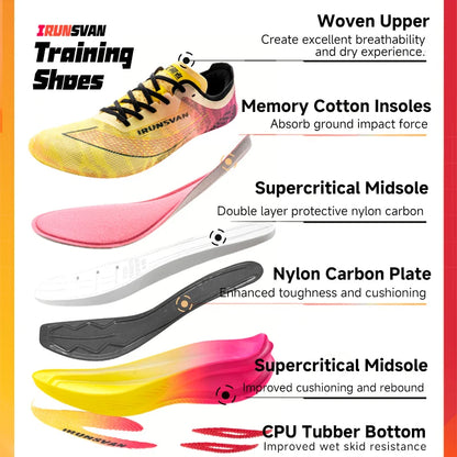 Carbon Plate Marathon Running Shoes Unisex Lightweight by HitMyNeed