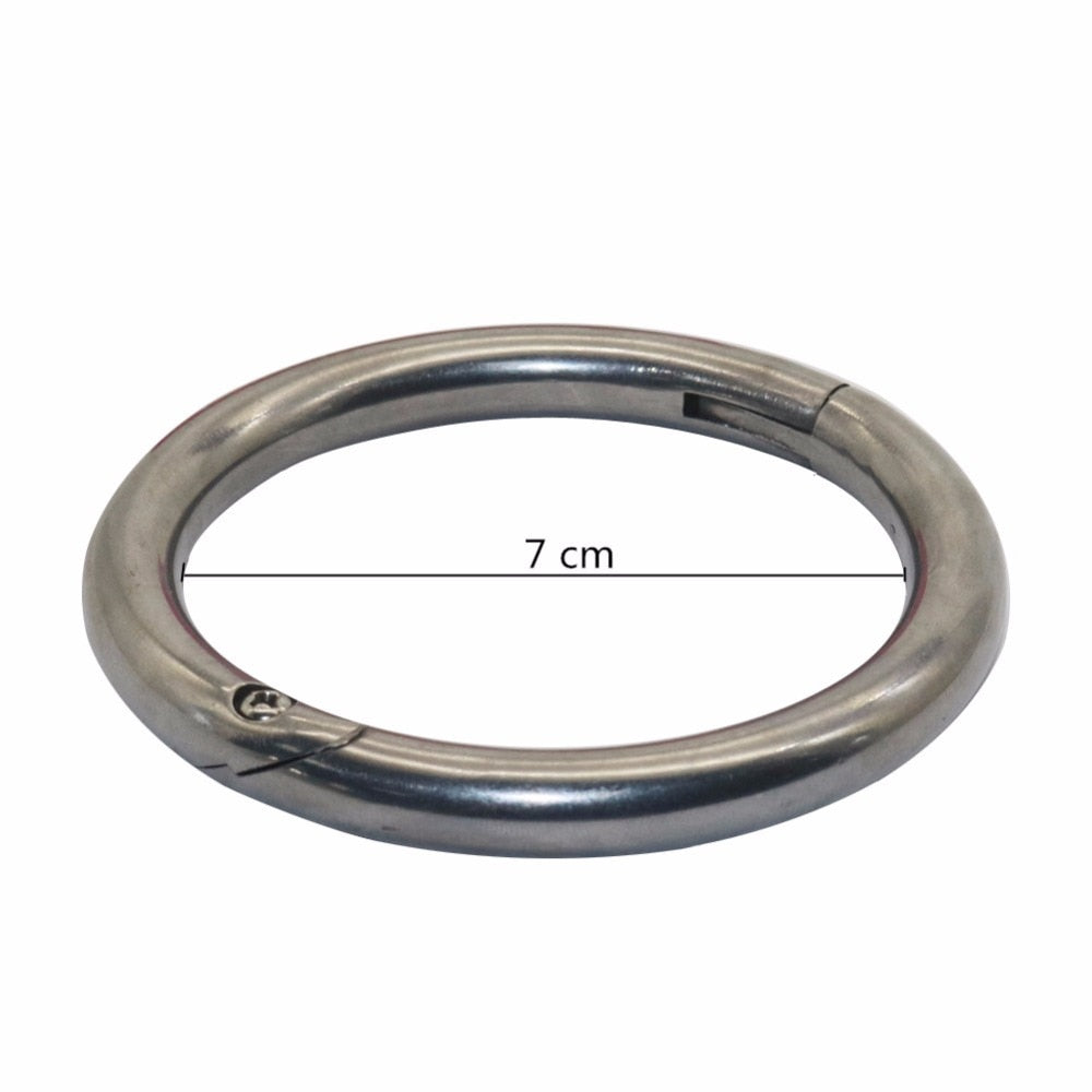 Carbon Steel Cow Nose Rings, 7 cm (Set of 2) by HitMyNeed