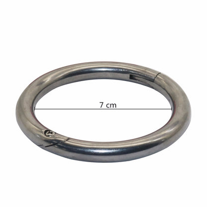Carbon Steel Cow Nose Rings, 7 cm (Set of 2) by HitMyNeed