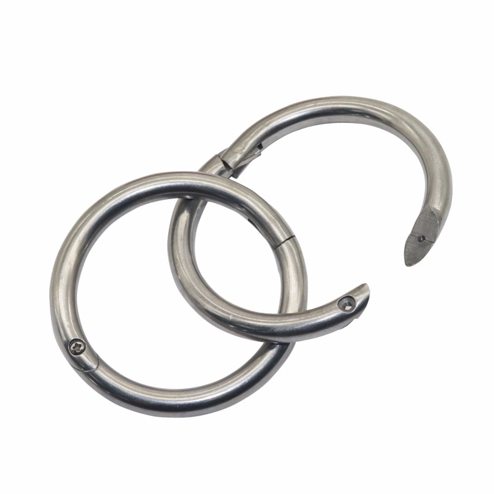 Carbon Steel Cow Nose Rings, 7 cm (Set of 2) by HitMyNeed