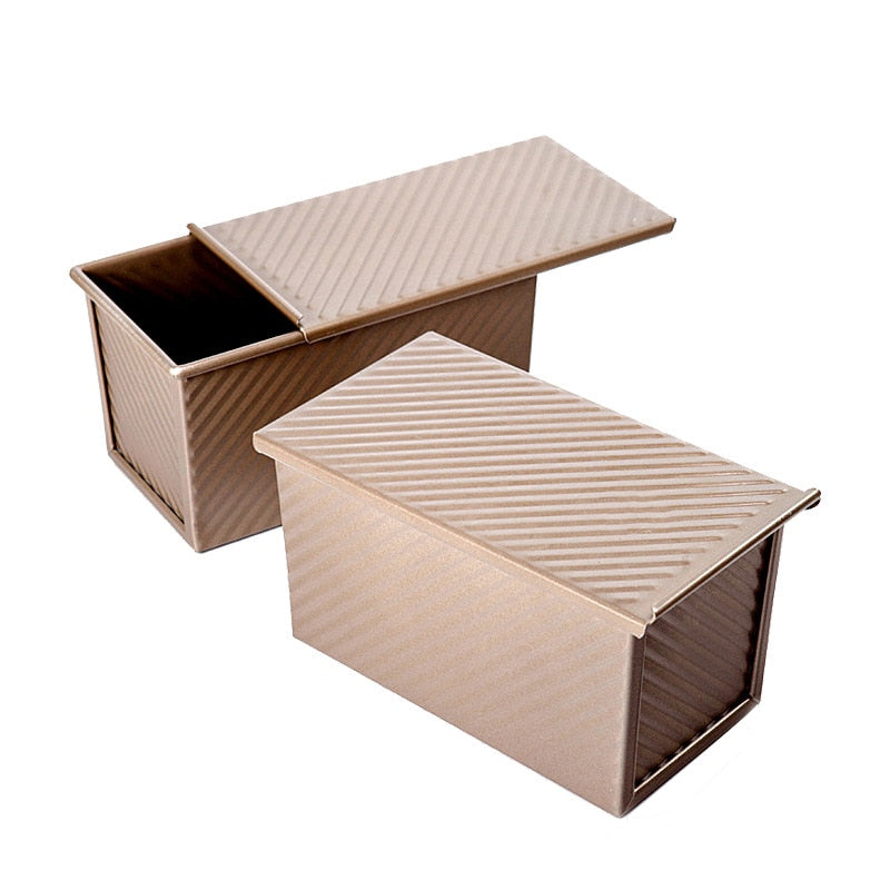 Carbon Steel Loaf Pan with Sliding Lid by HitMyNeed