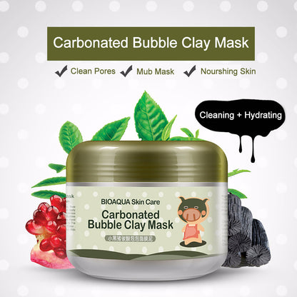 Carbonated Bubble Clay Mask with Charcoal 100g by HitMyNeed