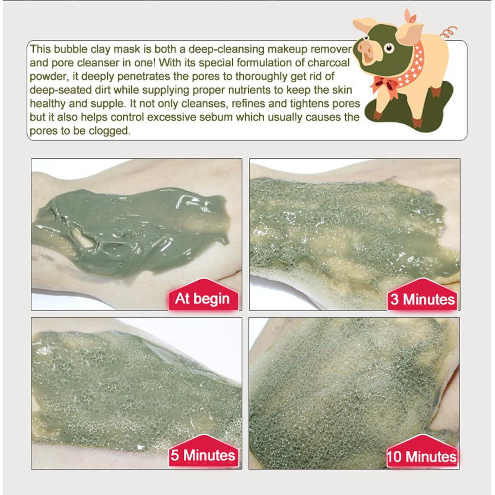 Carbonated Bubble Clay Mask with Charcoal 100g by HitMyNeed