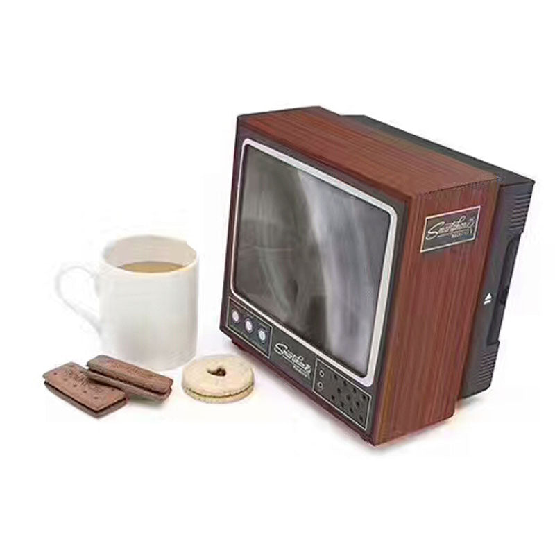 Cardboard Retro TV Smartphone Screen Magnifier by HitMyNeed