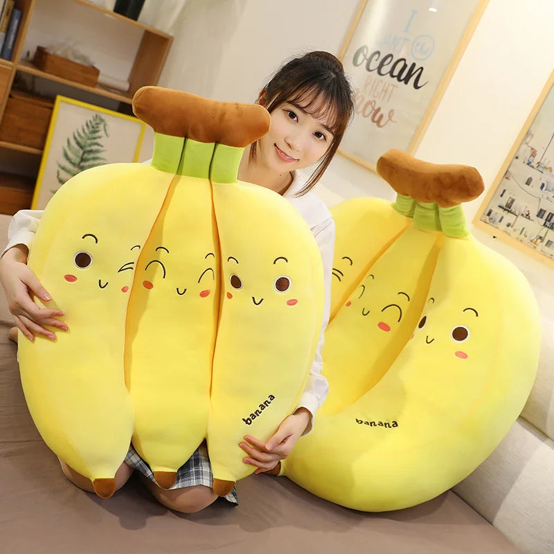 Cartoon Banana Plush Pillow Cushion 35-70cm by HitMyNeed