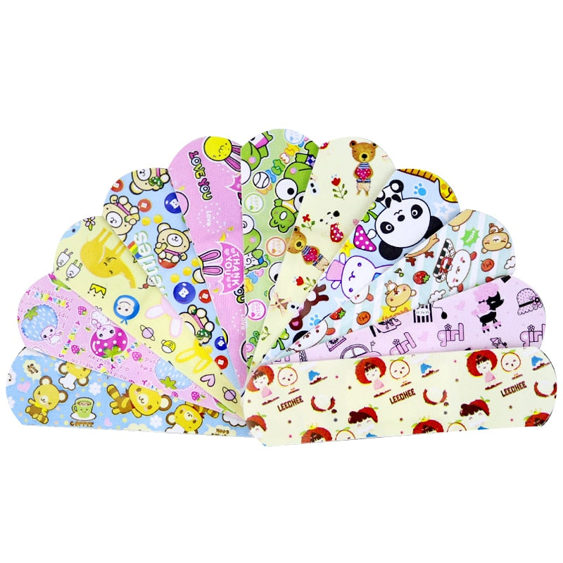 Cartoon Bandage Strips for Kids, 120-Pack by HitMyNeed