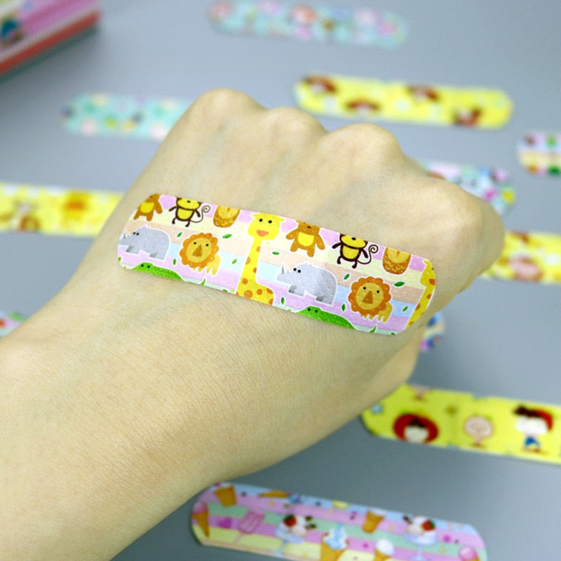 Cartoon Bandage Strips for Kids, 120-Pack by HitMyNeed